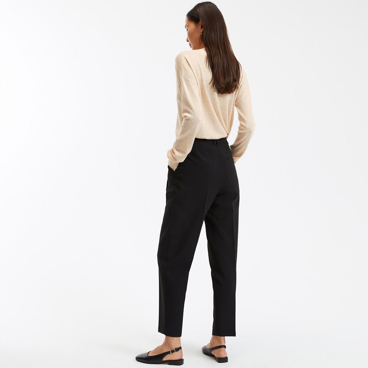 La Redoute Collections Pantalon cigarette à pinces  
