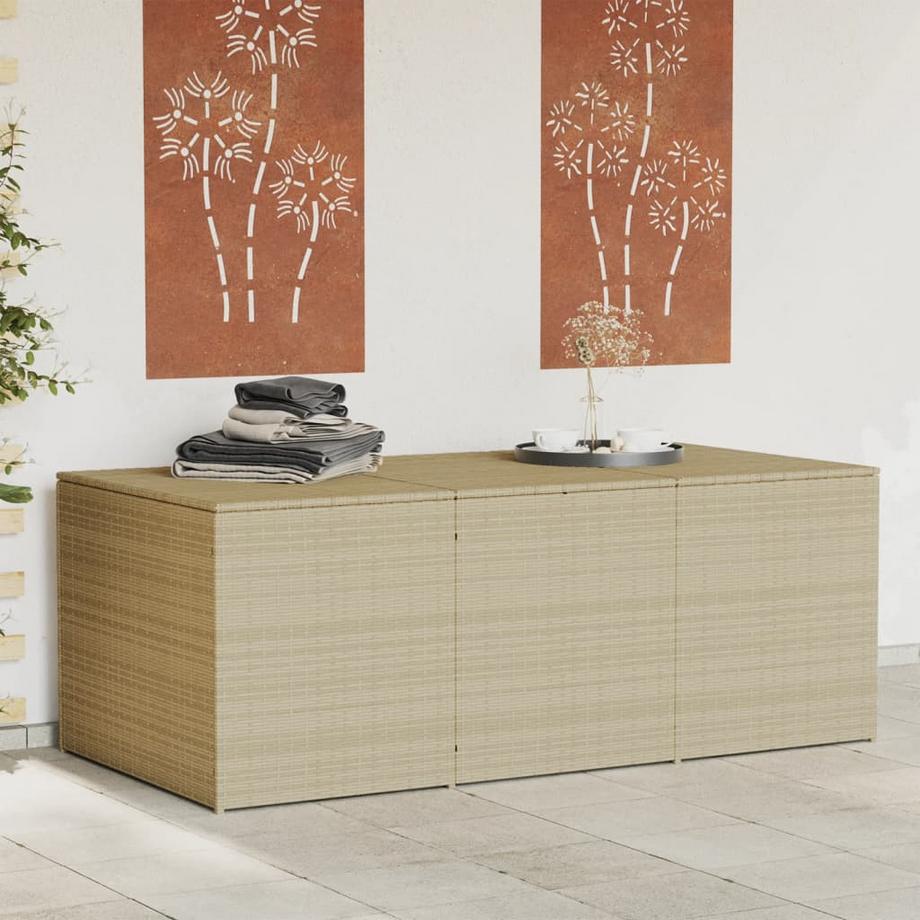 VidaXL Gartentruhe poly-rattan  