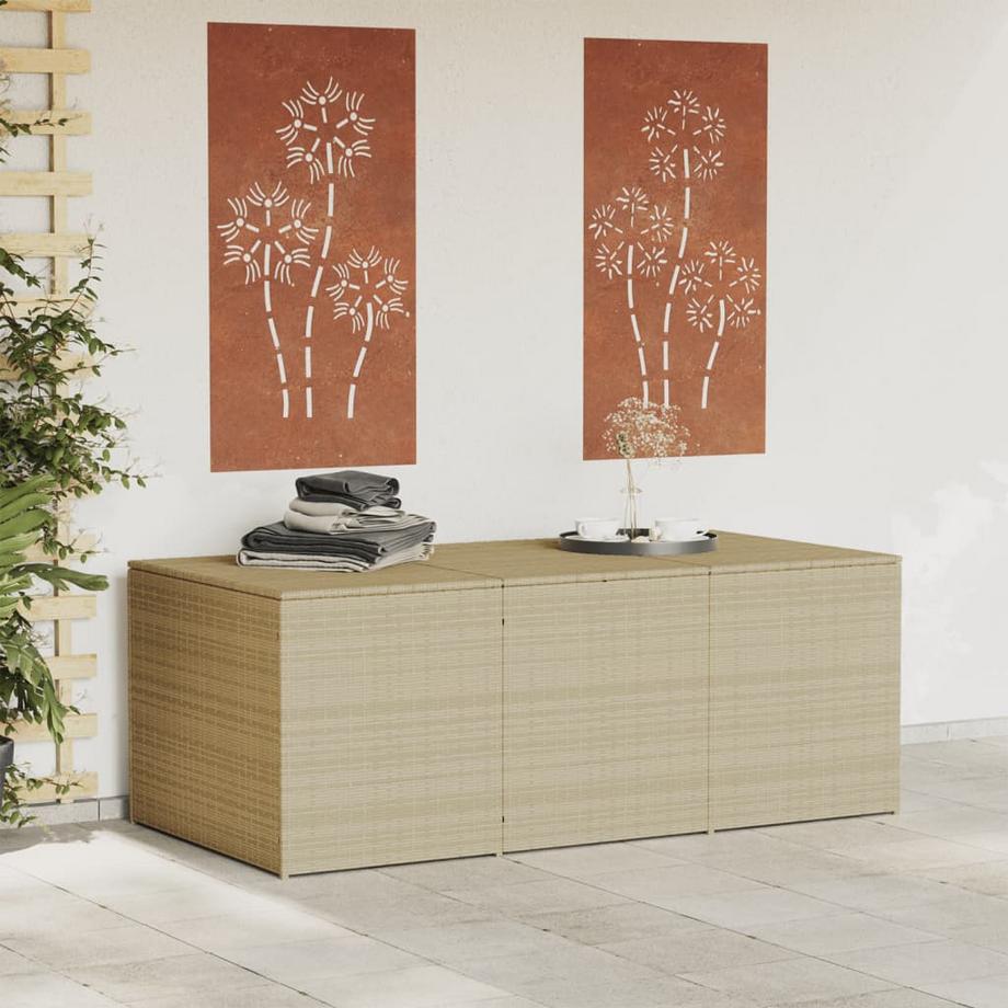 VidaXL Gartentruhe poly-rattan  
