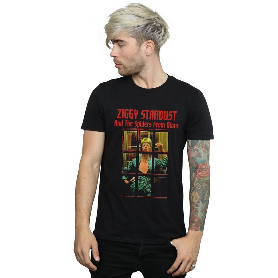 David Bowie Ziggy Stardust Grafikdruck T-Shirt  