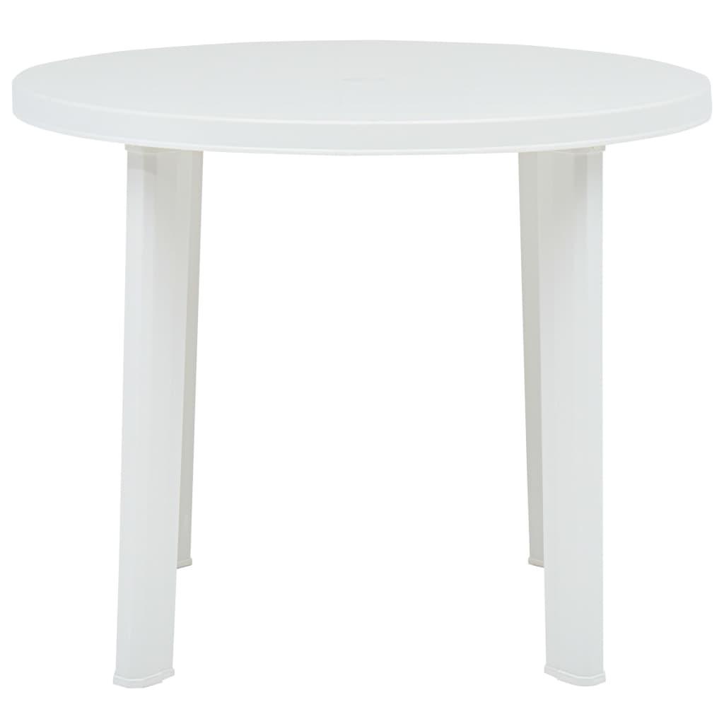 VidaXL Table de jardin plastique  