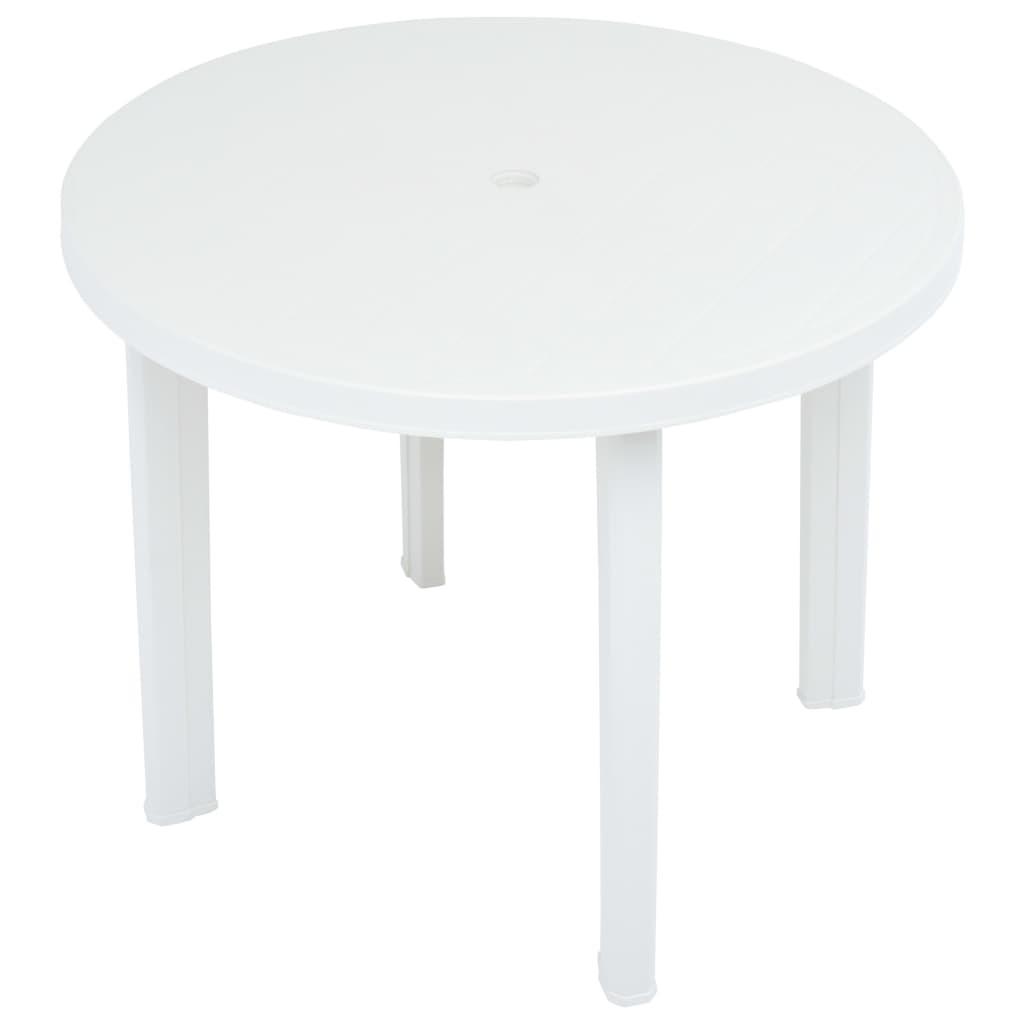 VidaXL Table de jardin plastique  