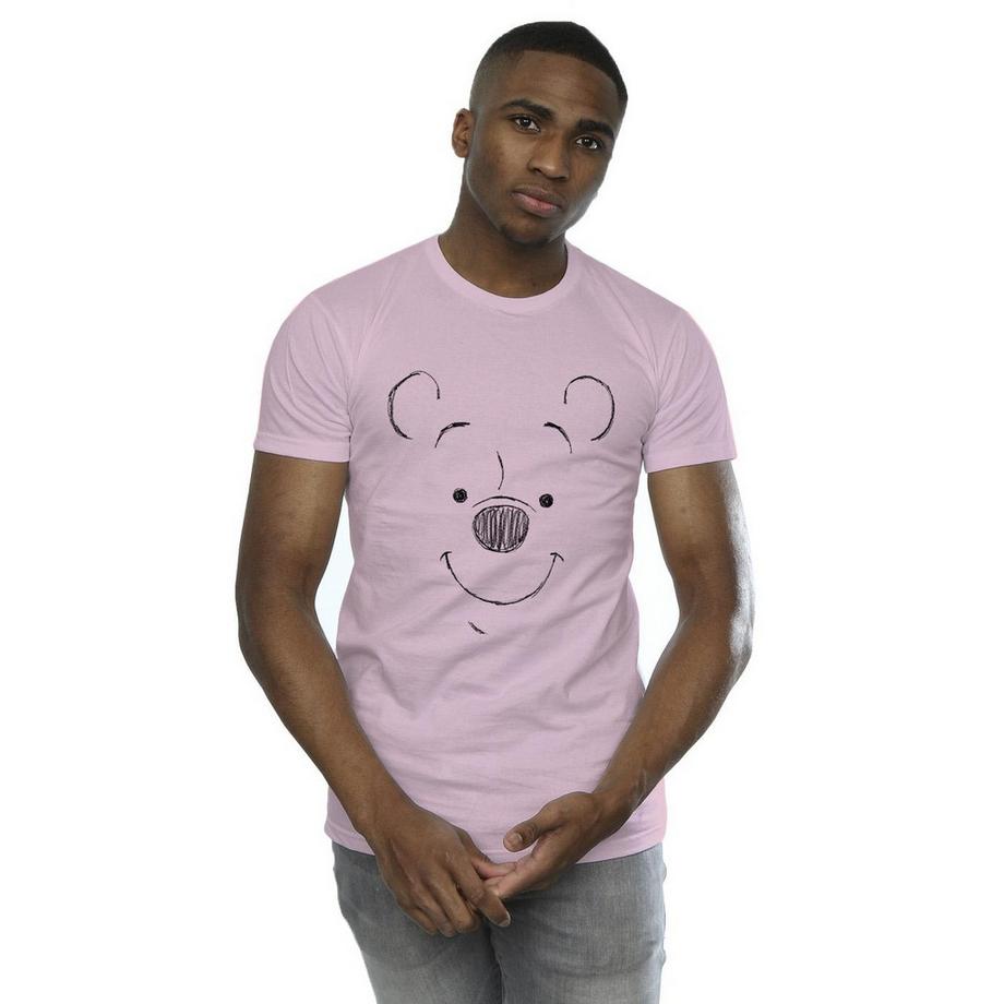 Disney Winnie the Pooh Sketch Face T-Shirt  