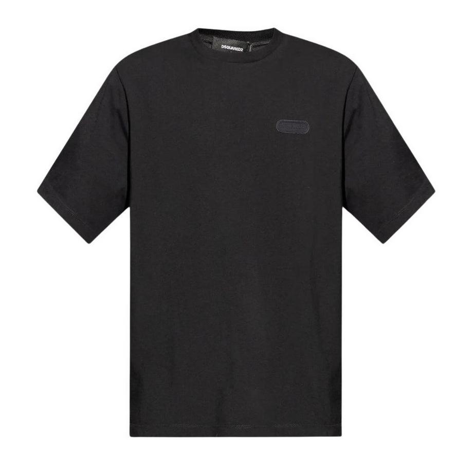 Maglietta Casual Vestibilita´ Ampia Logo Monotone