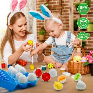 Activity-board  Trieur de formes et de couleurs pour les œufs de dinosaures 