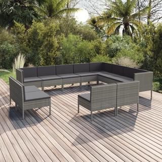 VidaXL Garten-sofagarnitur poly-rattan  