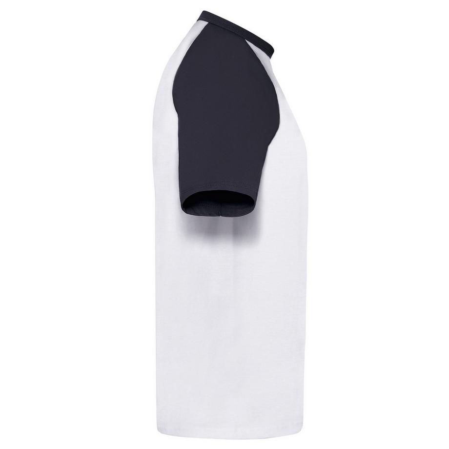 Fruit of the Loom T-Shirt Baseball a Maniche a Contrasto  