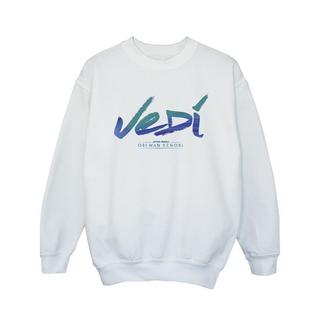 STAR WARS  ObiWan Kenobi Jedi Painted Font Sweatshirt 