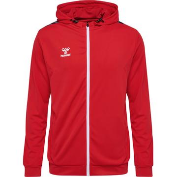 sweatjacke mit kapuze und reißverschluss aus polyester authentic