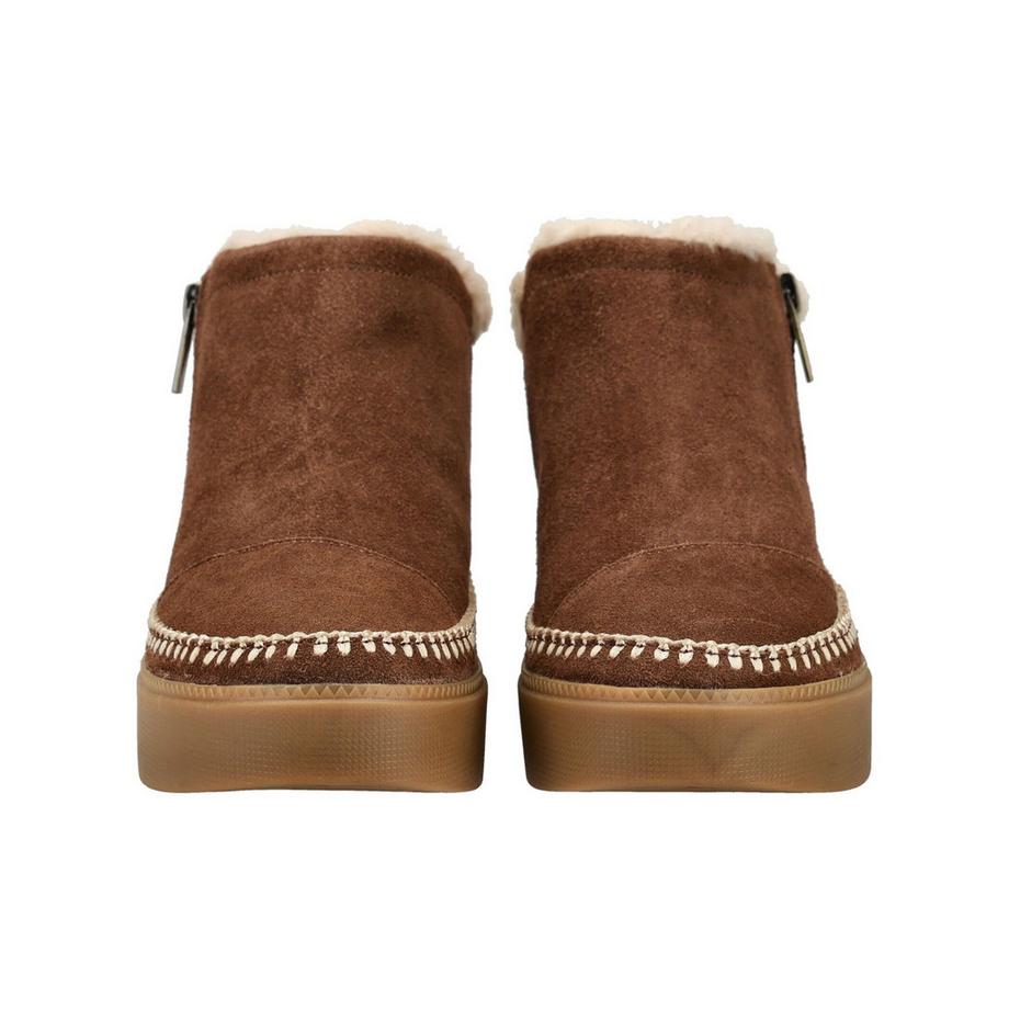 TOMS Stivaletti in camoscio con fodera in pelliccia sintetica  