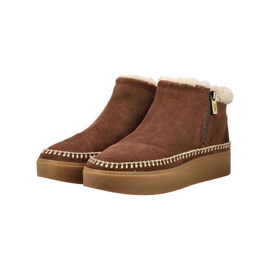 TOMS Stivaletti in camoscio con fodera in pelliccia sintetica  
