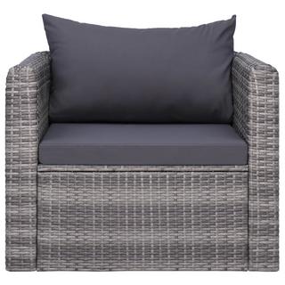 VidaXL Garten-sofa-set poly-rattan  