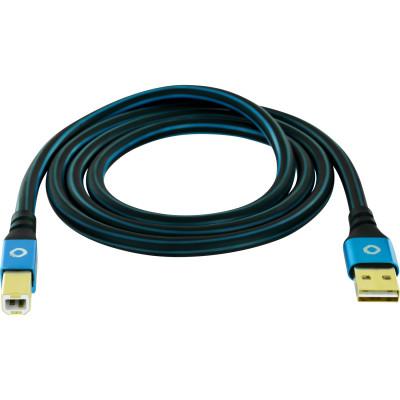 Oehlbach  USB 2 Anschlusskabel A/B USB Plus B 5 m 