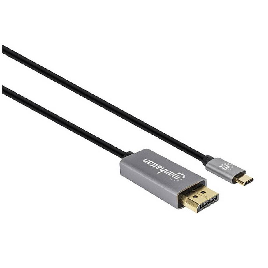Manhattan  Manhattan 8K@60Hz USB-C auf DisplayPort 1.4 Adapterkabel USB-C-Stecker auf DisplayPort-Stecker 3 m 