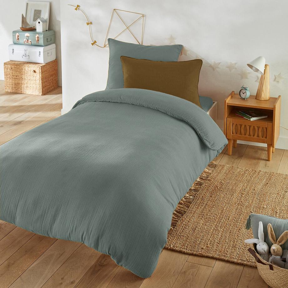 La Redoute Intérieurs Kumla Baumwoll-Musselin Fixleintuch für Kinder  