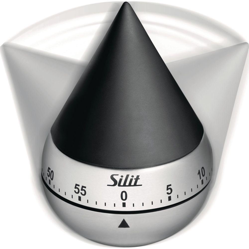 Silit  SILIT 0068 0020 01 TIMER DA CUCINA NERO, ARGENTO 