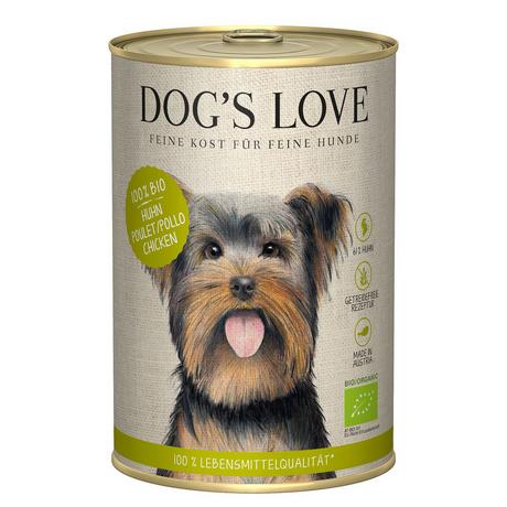 Dog's Love  Bio Huhn Buchweizen Sellerie und Basilikum - Multipack 