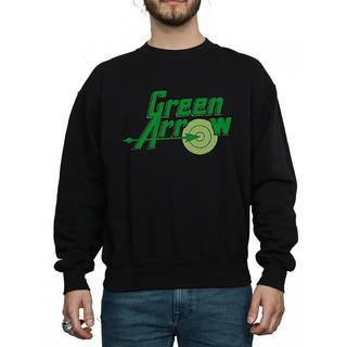 DC COMICS  Green Arrow Text Logo Sweatshirt 