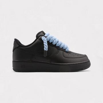 Air Force 1 Black - Rope Lace Black