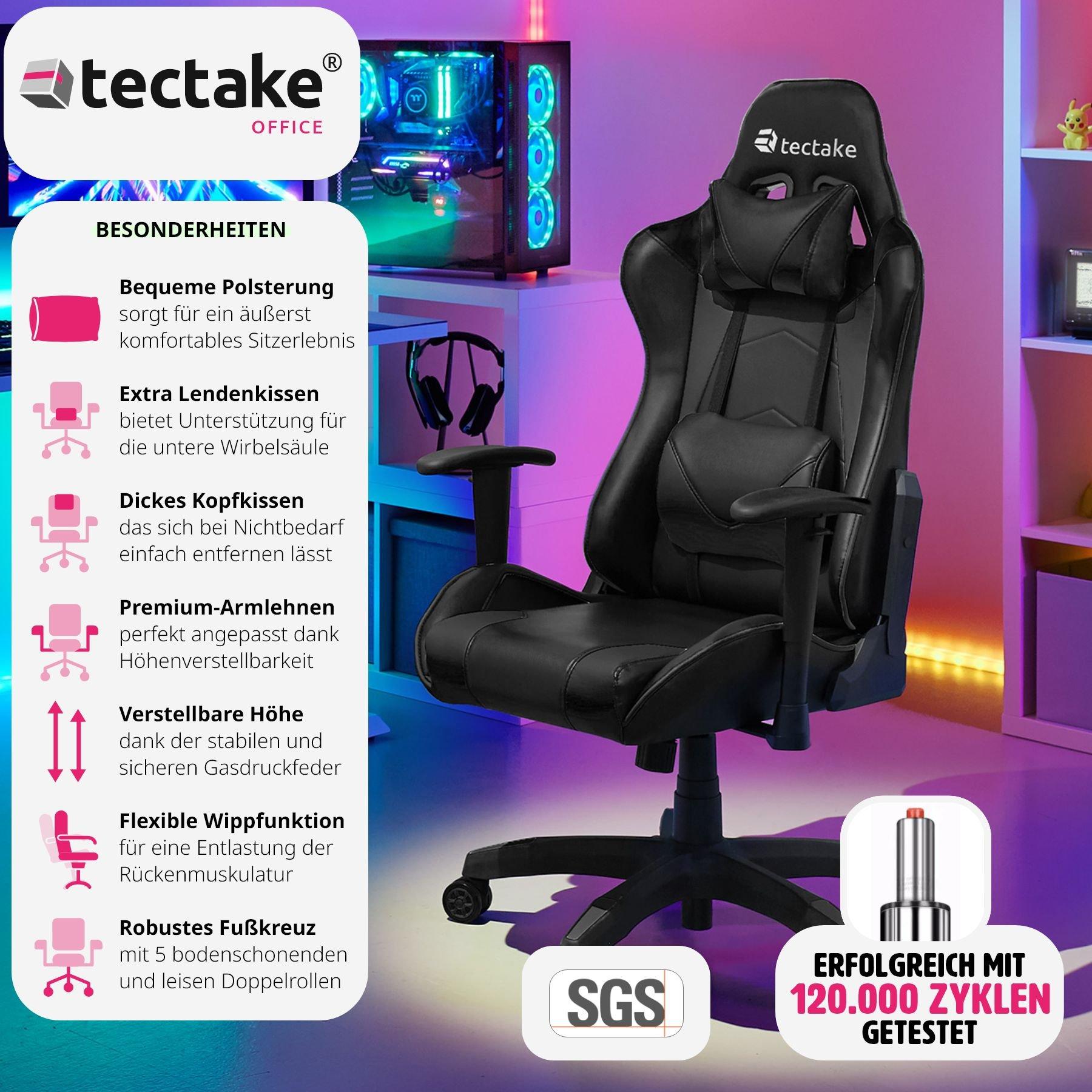 Tectake Chaise gamer TWINK  
