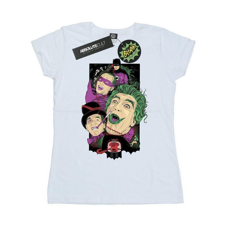 DC COMICS Rogues Gallery T-Shirt Stampa Grafica  