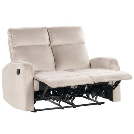 Beliani 2 Sitzer Sofa aus Samtstoff Modern VERDAL  