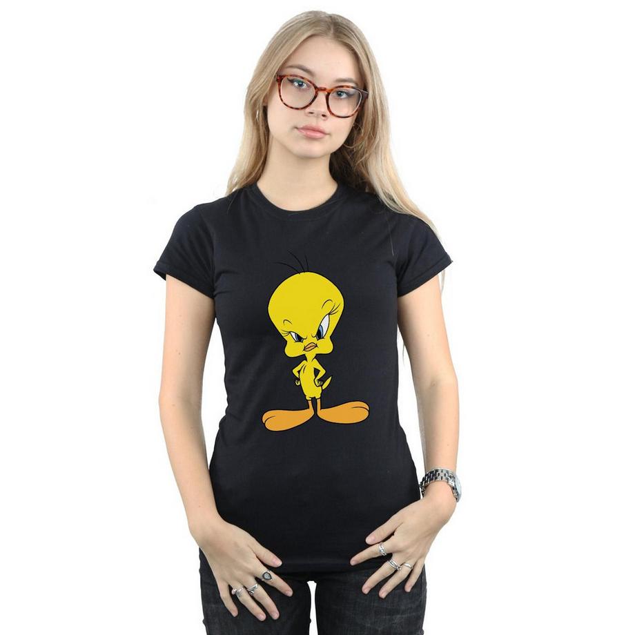 LOONEY TUNES Angry Tweety Bird T-Shirt Manches Courtes  