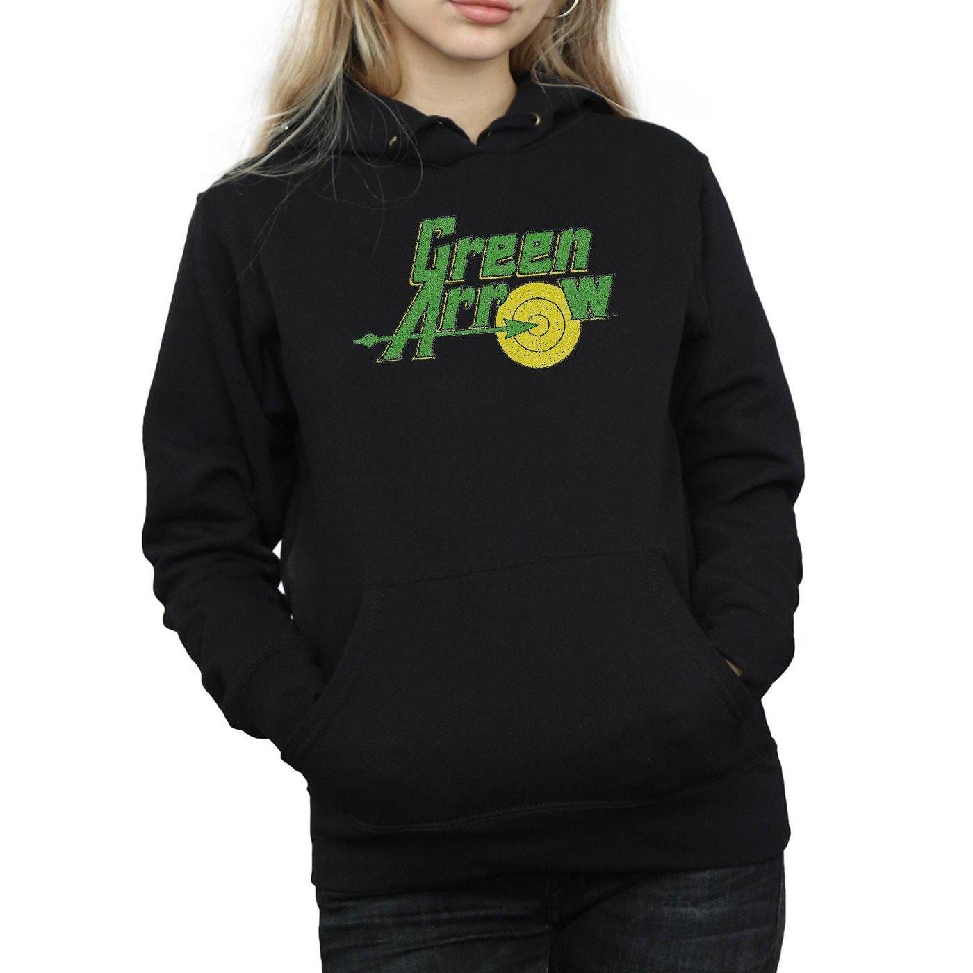 DC COMICS  Sweat à capuche GREEN ARROW CRACKLE LOGO 