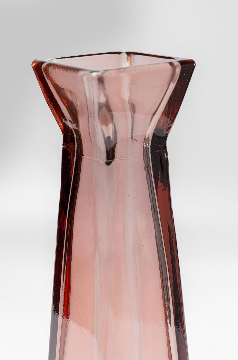 KARE Design Vase Piramide rosa 55  