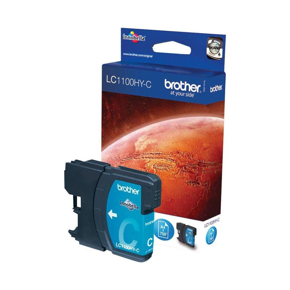 brother  BROTHER Tintenpatrone HY cyan LC-1100HYC MFC-6490CW 750 Seiten 