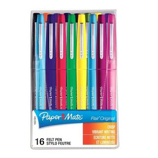 Papermate PAPERMATE Nylon Flair Faserschreiber 2061394 ass. 16 Stück  