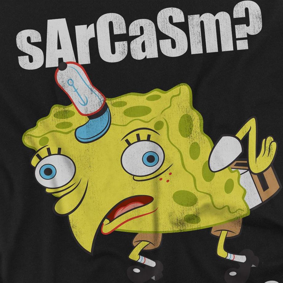 Nickelodeon  Sarcasm Meme Maglietta 