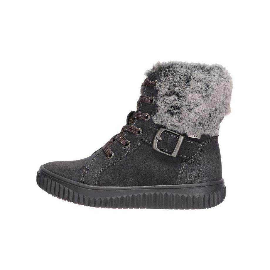 Lurchi Stivali Stringati con Bordo in Pelliccia Sintetica  