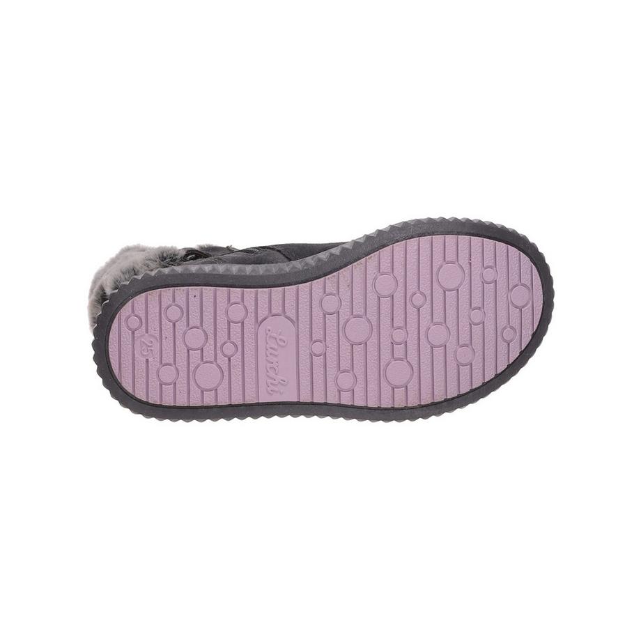 Lurchi Stivali Stringati con Bordo in Pelliccia Sintetica  