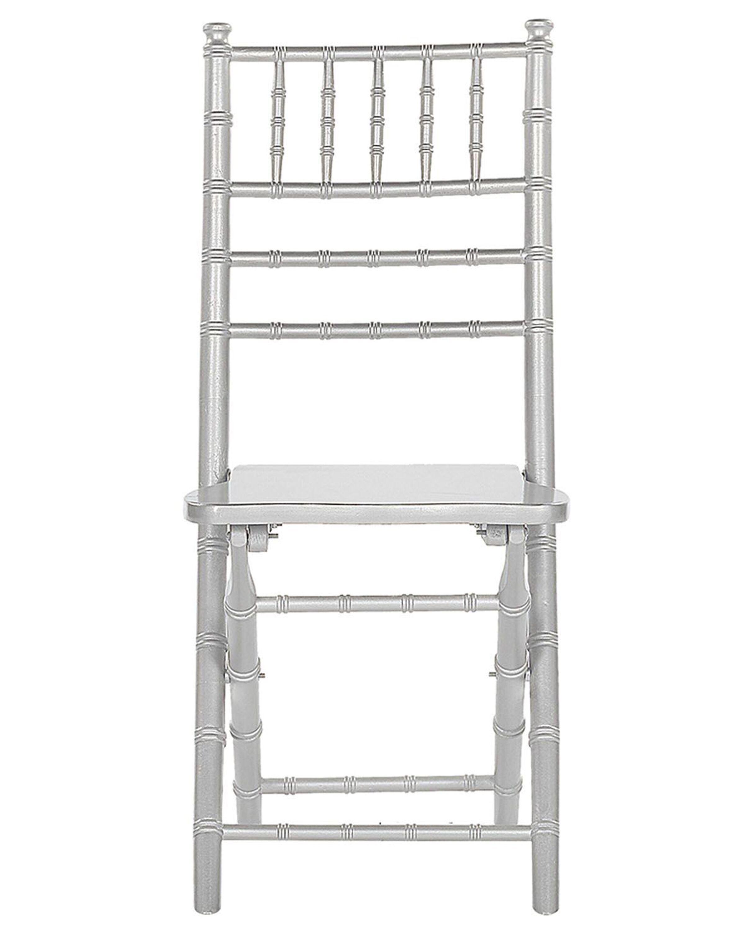 Beliani Lot de 4 chaises de salle à manger en Bois de hêtre Boho MACHIAS  