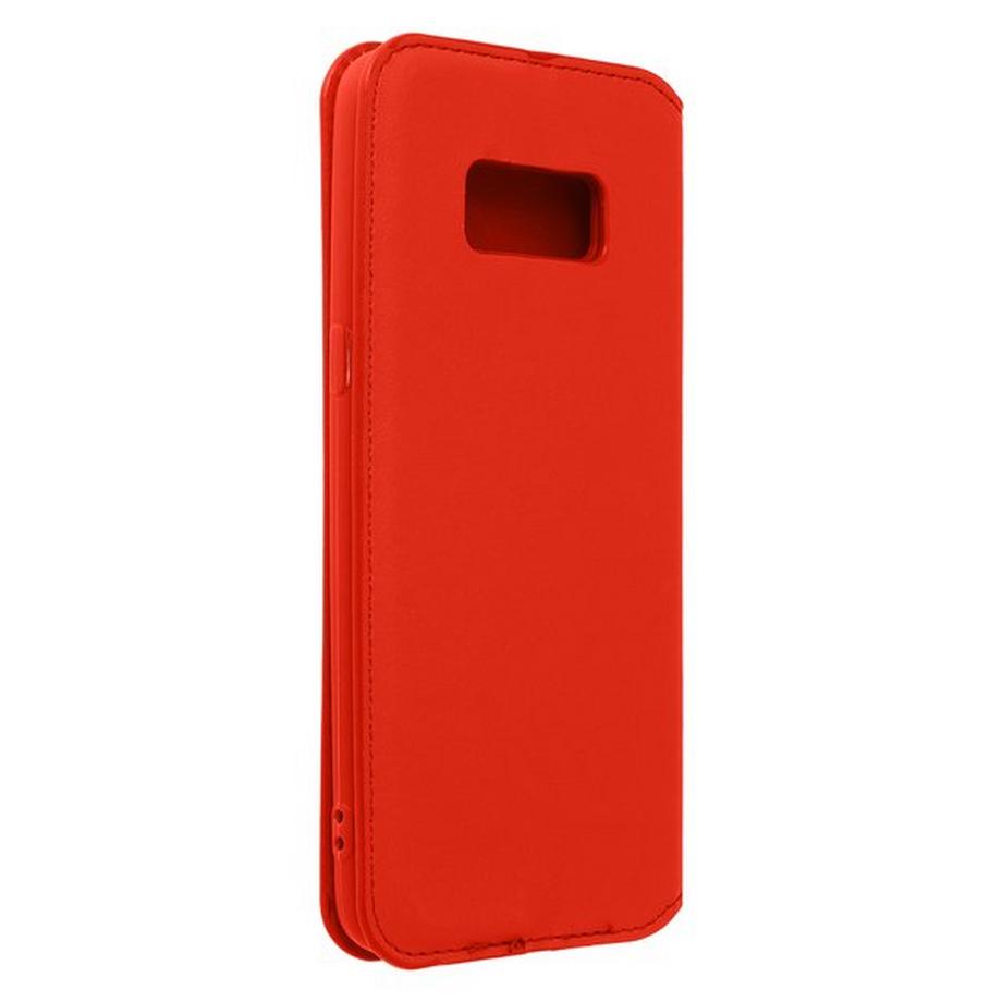 Avizar  Étui Samsung S8 Porte-Carte Rouge 