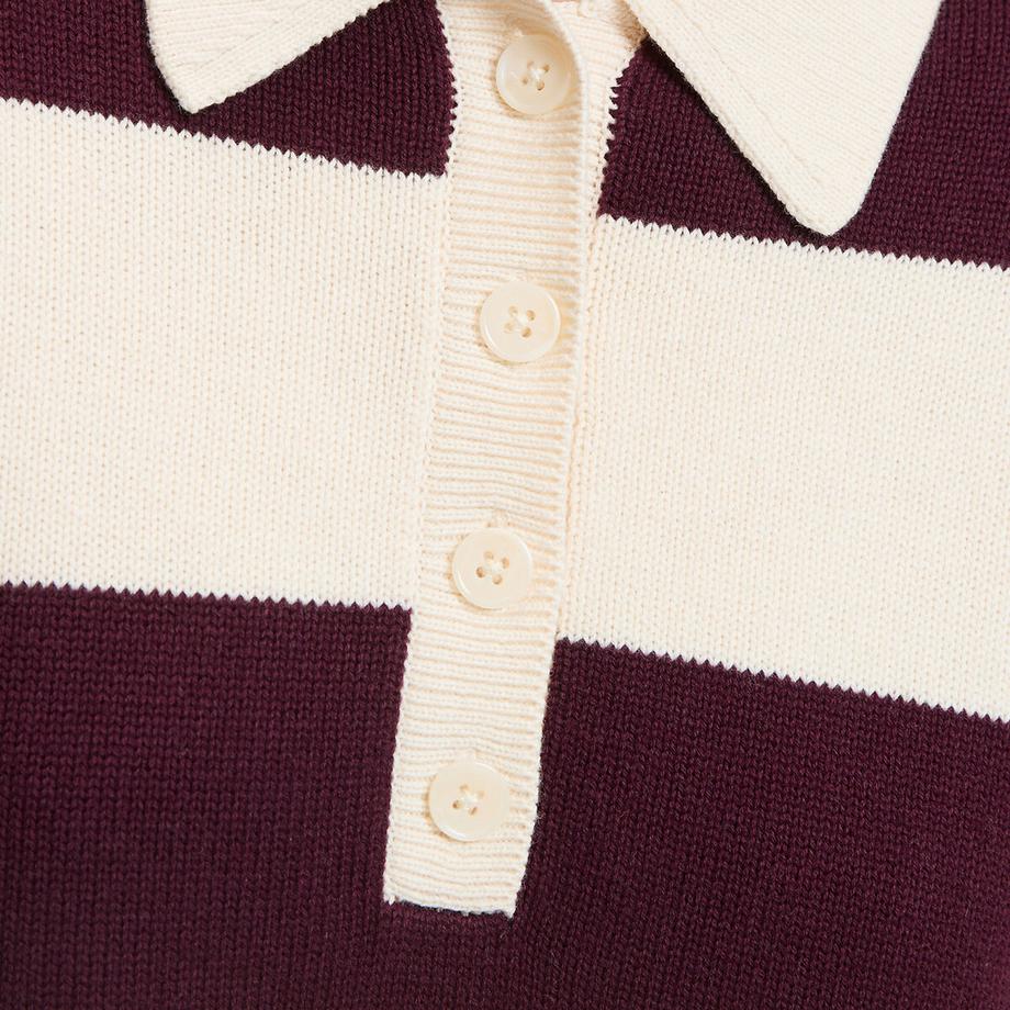 La Redoute Collections Pull Rayé Col Polo  