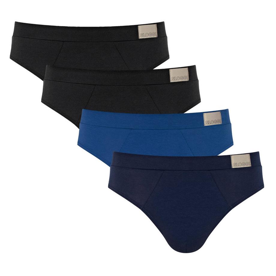 Scivolone Uomini Confezione da 4 Aderente alla figura-GO Natural Brief C4P