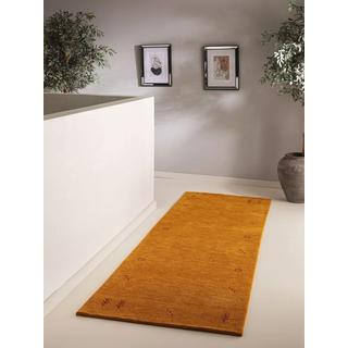 Benuta Tapis de couloir en laine Jamal Jaune  