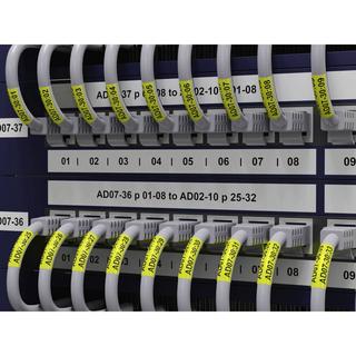 E+P Elektrik  TZE-Schriftbandkassette Extra-stark klebend laminiert 