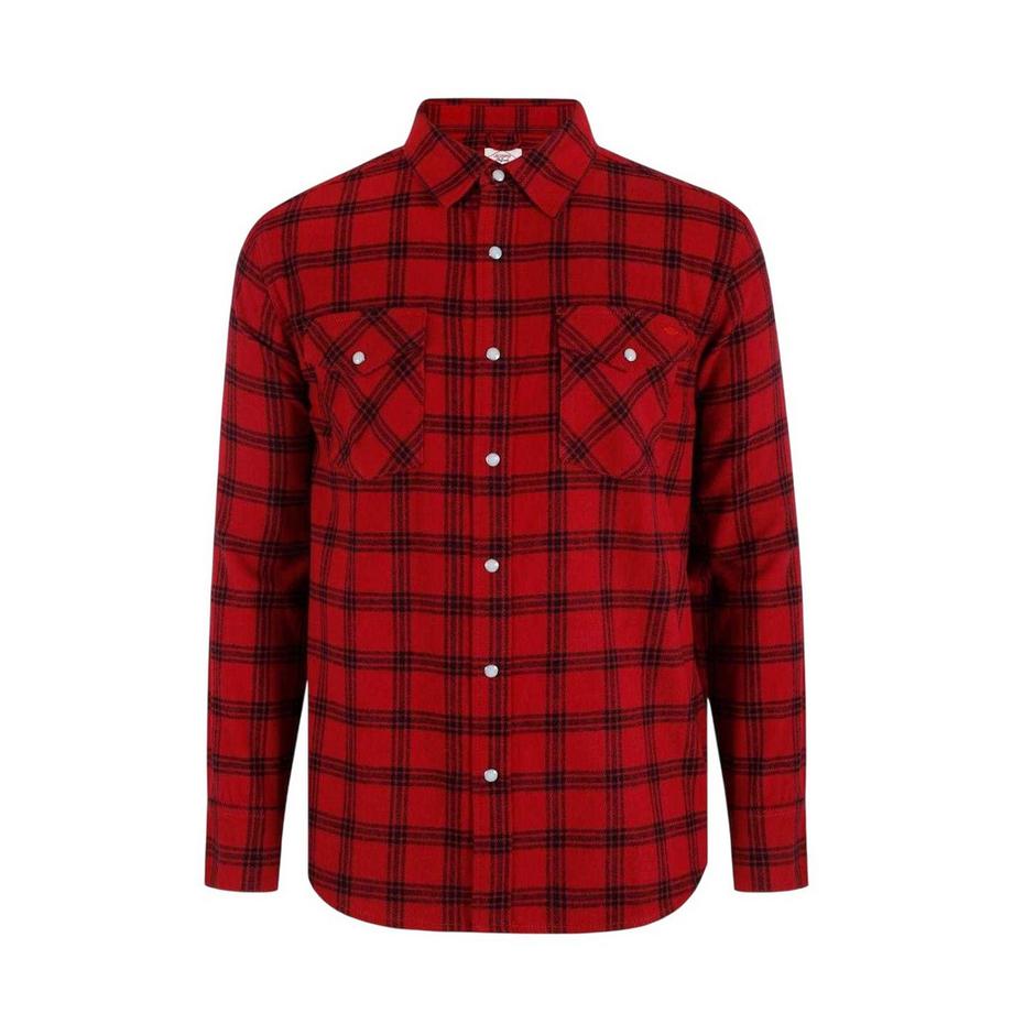 Camicia Plaid A Scacchi Manica Lunga