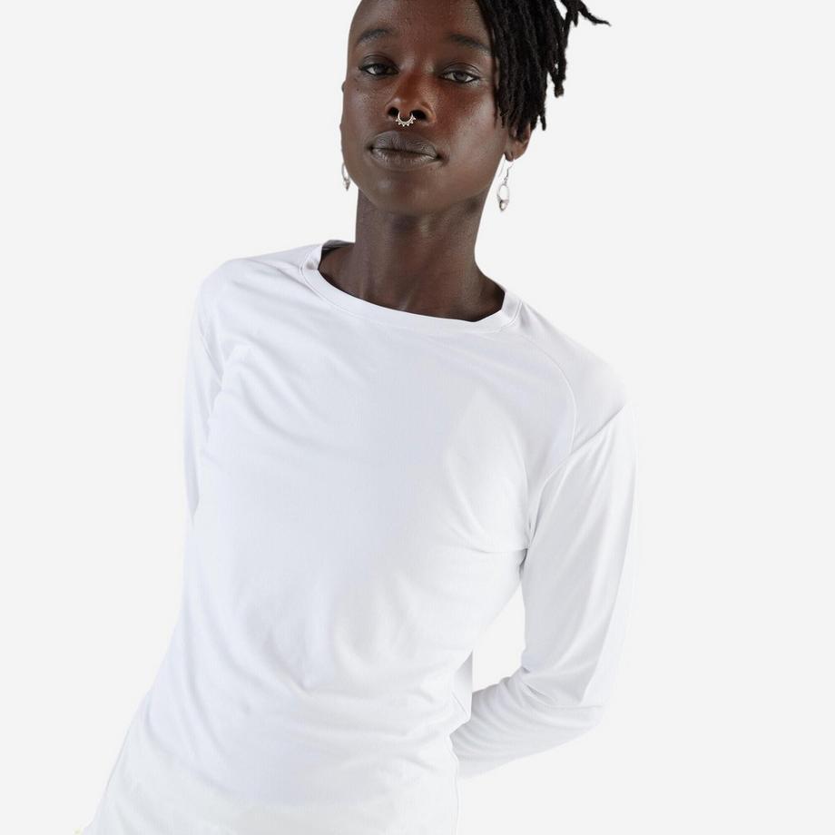 KALENJI  T-shirt manches longues femme Run Sun Protect synthétique 