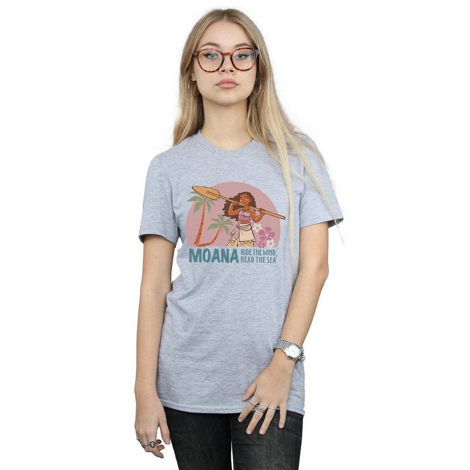 Disney Moana Read The Sea T-Shirt Imprimé  