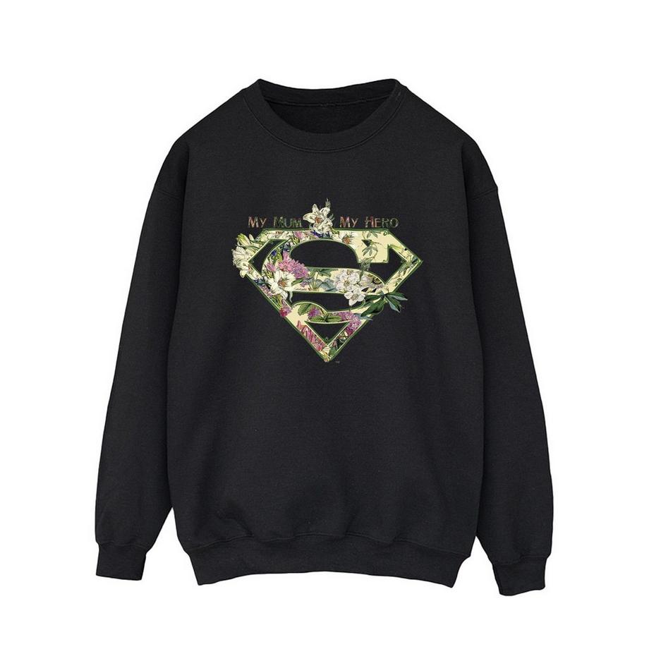 DC COMICS My Mum My Hero Sweatshirt Imprimé Graphique  