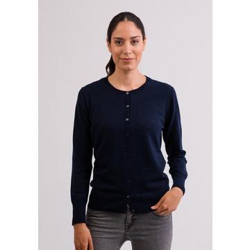 Kaschmir Cardigan Rundhals