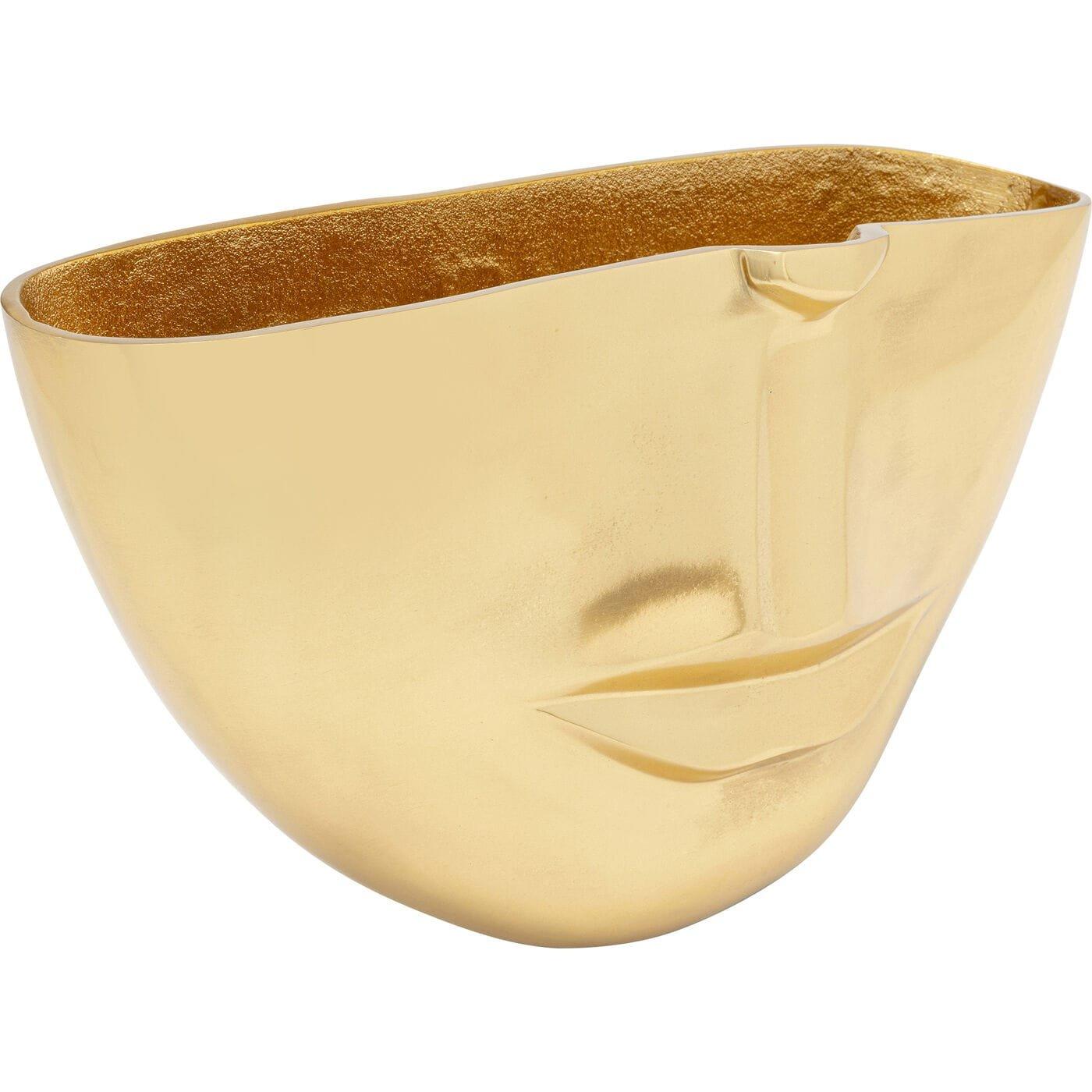 KARE Design Vaso Mezza Faccia oro 38  