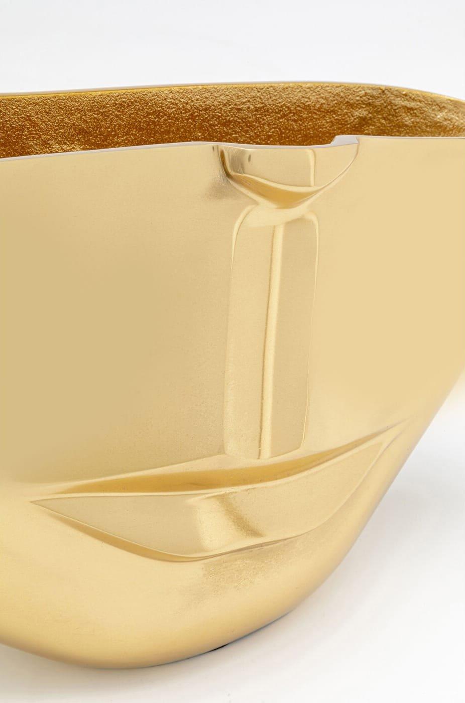 KARE Design Vase Half Face gold 38  