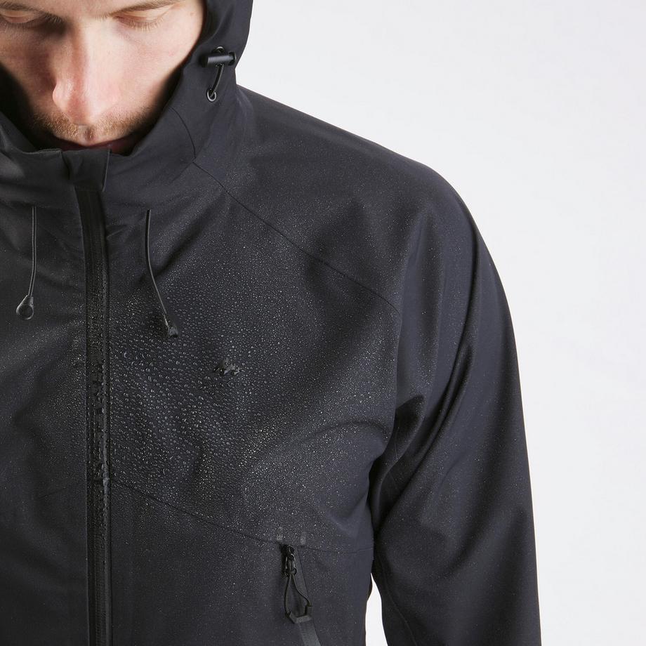 QUECHUA Veste de randonnée imperméable en polyester  