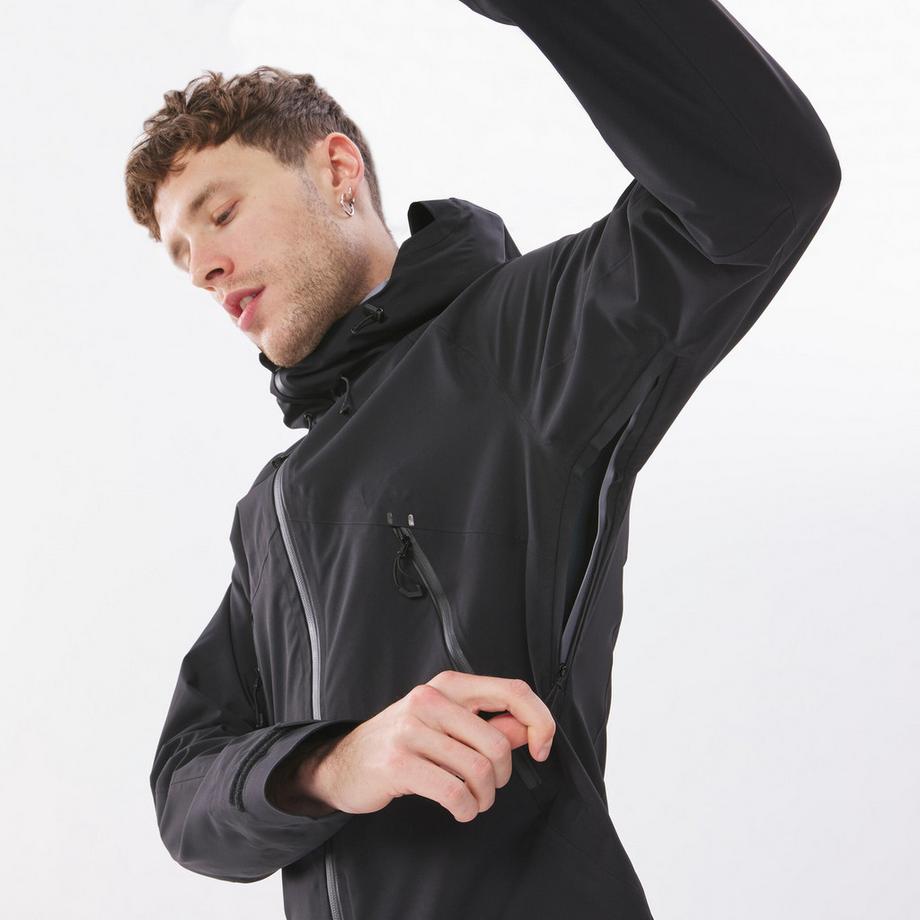 QUECHUA Veste de randonnée imperméable en polyester  