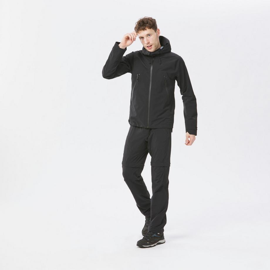 QUECHUA Veste de randonnée imperméable en polyester  